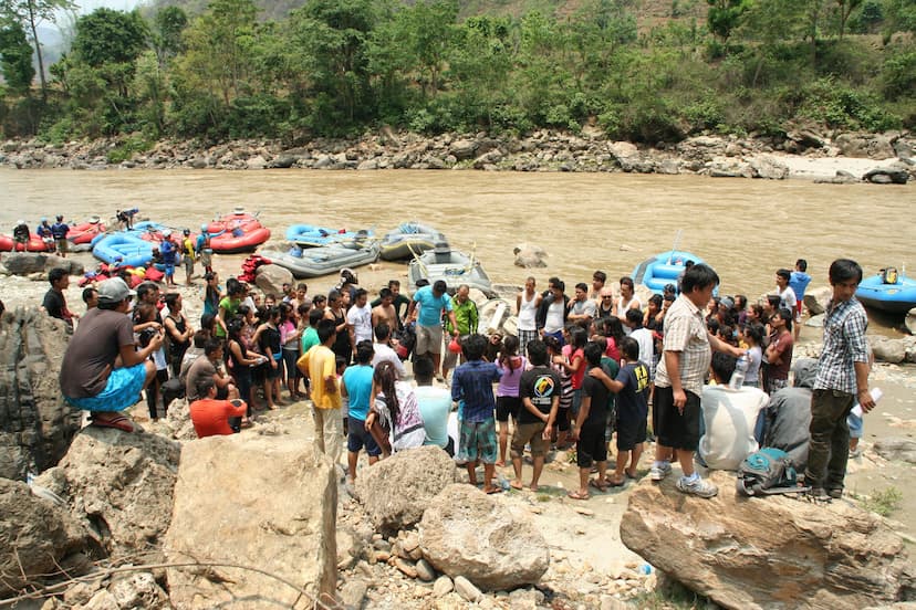 Rafting in Nepal