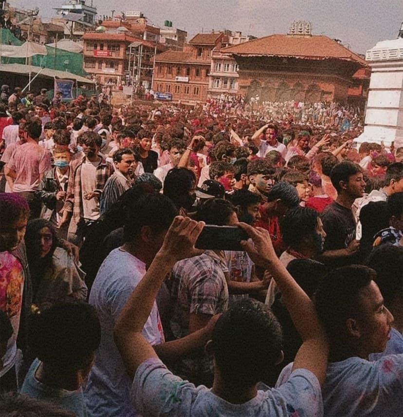 Holi Festival day celebration 