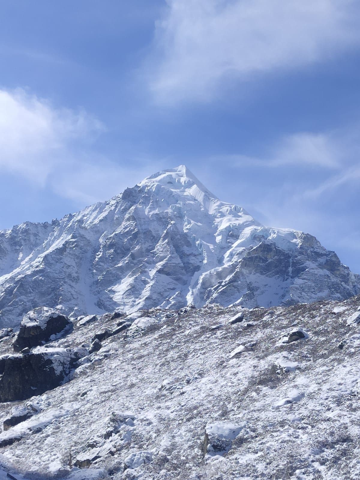 Langsisa Ri Peak climbing