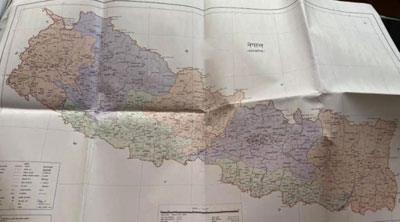 New political map of Nepal includes all territories that Nepal claims
