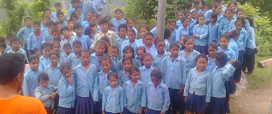 Helping remote area Dalit Students