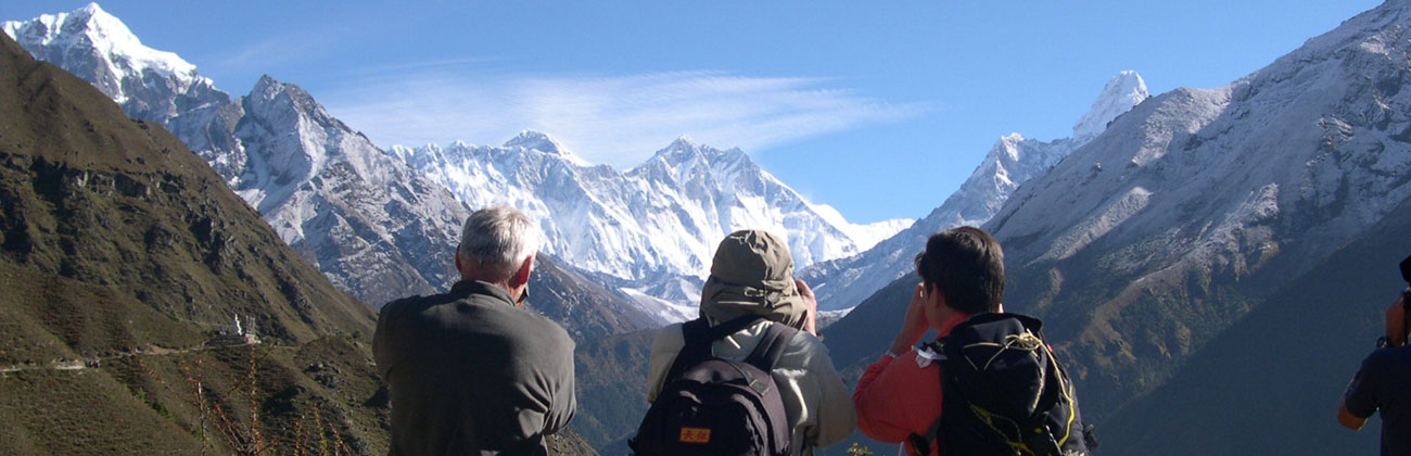 Everest Trekking - View from Namche